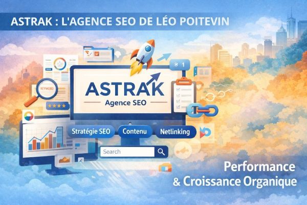 Astrak : l’agence SEO et GEO fondée par Léo Poitevin qui mise sur la performance