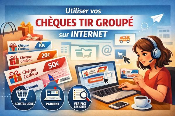 Où et comment utiliser vos chèques Tir Groupé sur internet ?