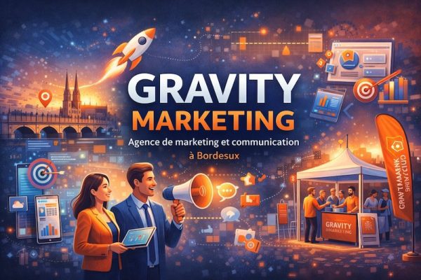 Gravity Marketing à Bordeaux : présentation d’une agence de marketing et de communication