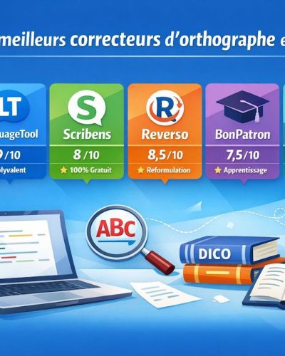 TOP 6 des meilleurs correcteurs d’orthographe en ligne en 2026